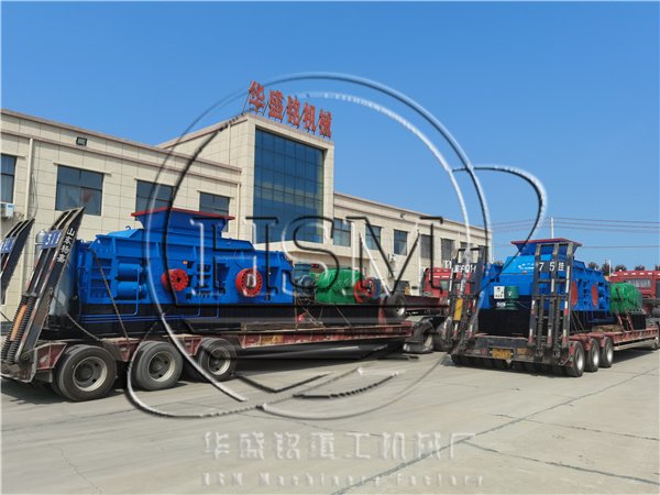 兩臺1810型液壓對輥制砂機(jī)發(fā)往河北秦皇島